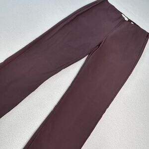 Vince Womens Size S Kick Pleat Crop Flare Leg Stretch Cotton Blend Pants New Fig